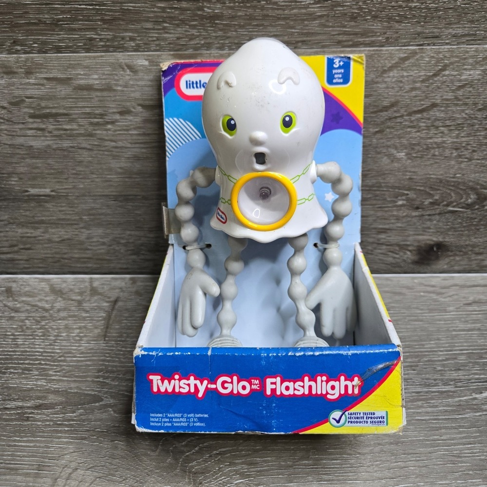 Little Tikes Flashlight Twisty-Glo Toy Ghost Articulated Toy Halloween Light New